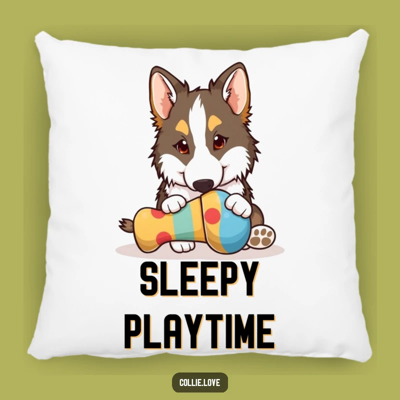 Funny Collie Nudging Toy Pillow - Cozy & Hilarious Dog Accent