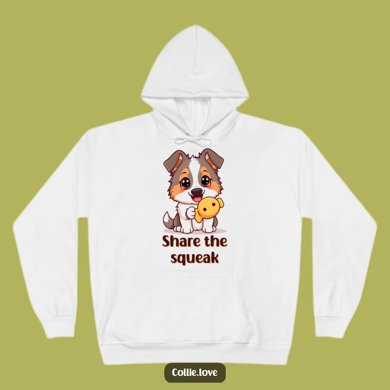 Cozy Collie Squeaky Toy Hoodie: Warmth and Playfulness Guaranteed Gift