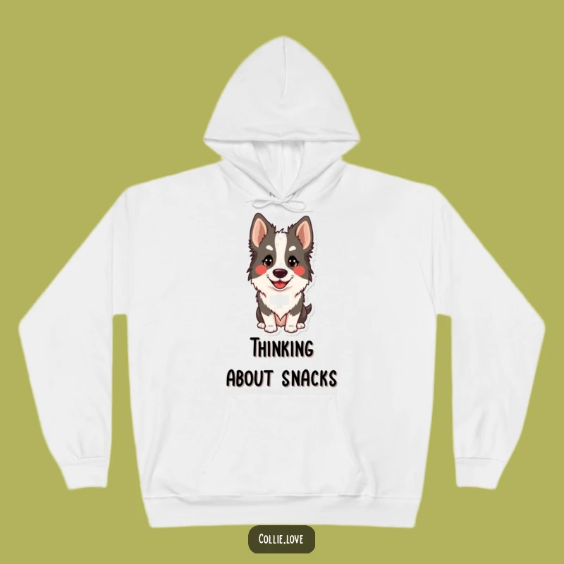 Cozy Funny Collie Head Tilt Hoodie: Warmth and Humor for Dog Fans